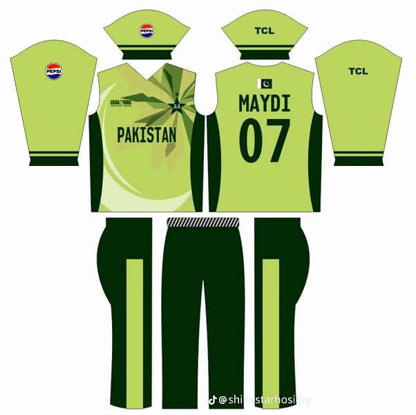 ICC CHAMPION TROPHY PAKISTAN TEAM OFFICIAL JERSEY 1