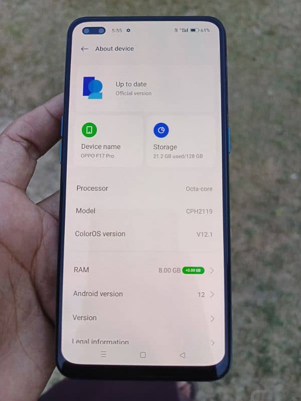 OPPO F17 PRO 12/128GB 2