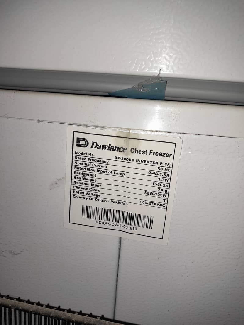 Dawlance Invertor Refrigerator/Freezer 8