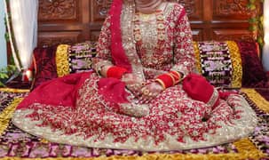 Heavy Bridal Dress | Red Bridal Lehnga | Wedding Barat Dress for Sale