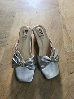 silver heels