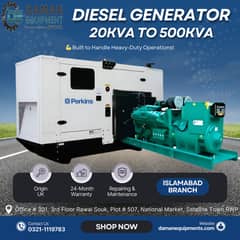 Heavy Duty Diesel Generator - Perkins Locally Assembled 20kVA