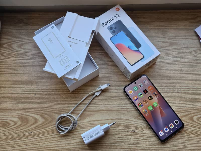 Redmi note 12 8/128 with box and all original accessories- No Exchange 0