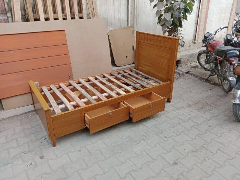 single bed kikar wooden 1