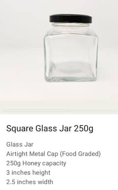 glass jar available