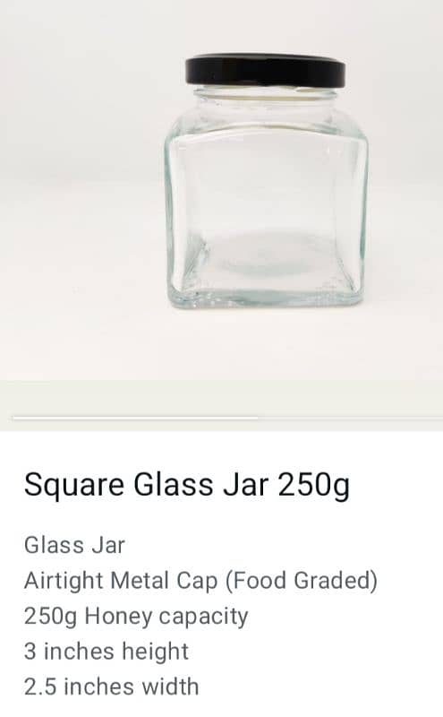 glass jar available 0