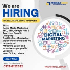 Digital Marketing Manager