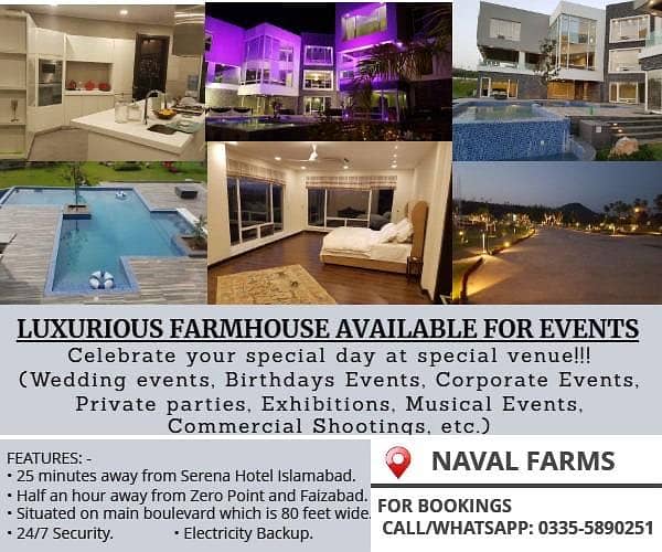 Farmhouse Available For Events on  Daily Basis 0