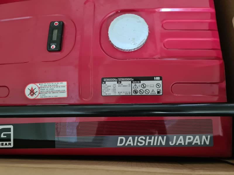 NEW Daishin Japan Generator Model SEB6000Hsa 4