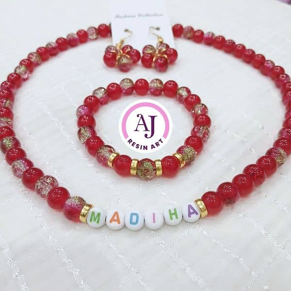 handmade beaded jewelry set 1