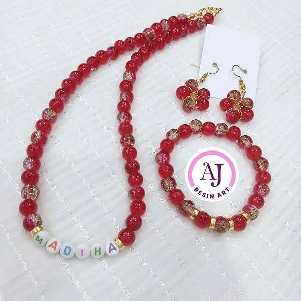 handmade beaded jewelry set 4