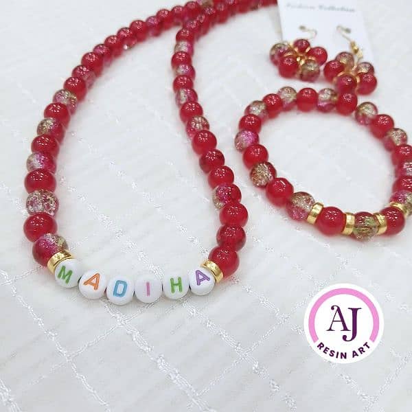 handmade beaded jewelry set 6