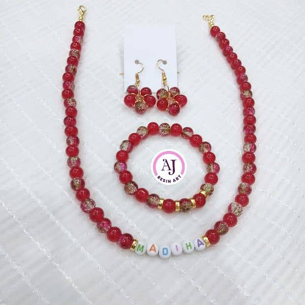 handmade beaded jewelry set 7