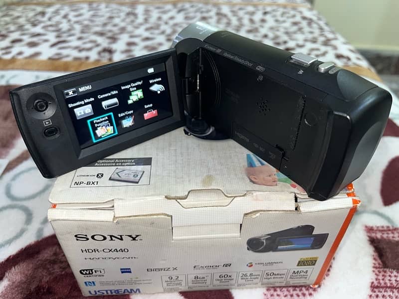 SONY HANDYCAM CAMCORDER CX-440 6