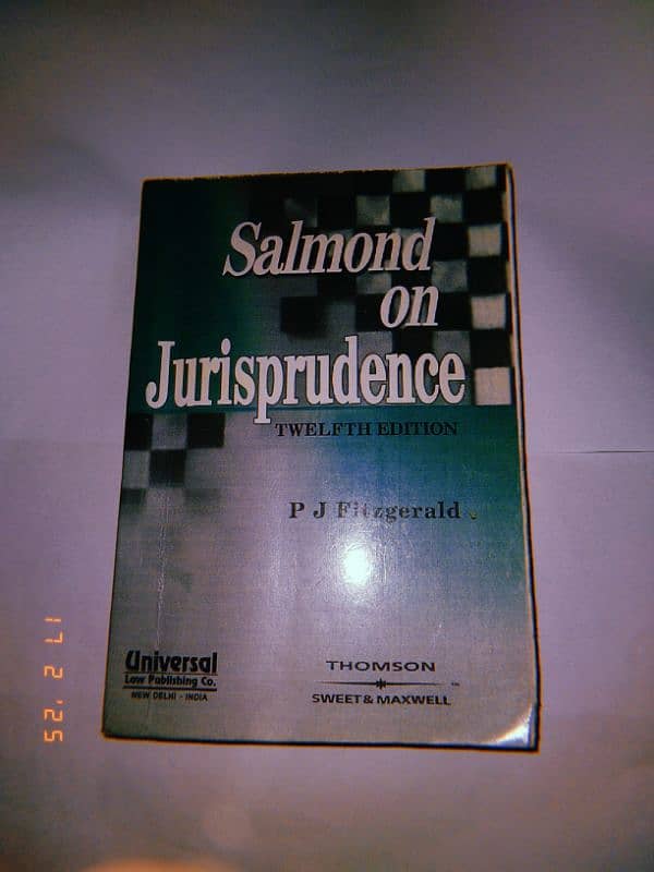 Salmond on Jurisprudence by PJ Fiitzgerald 2