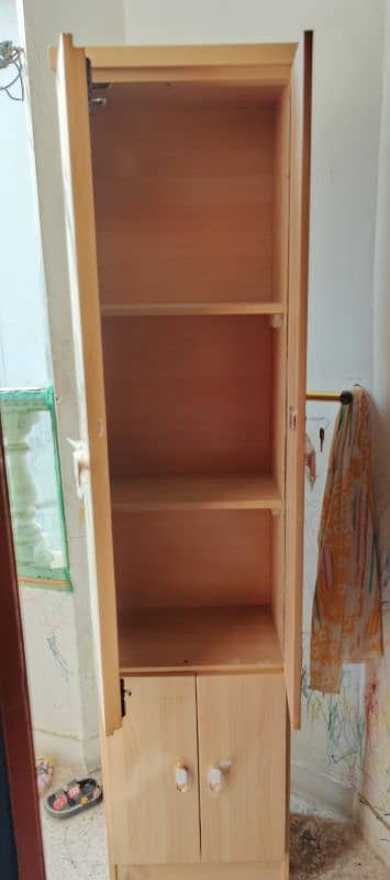 2 door wood kid wardrobe/ divider 1