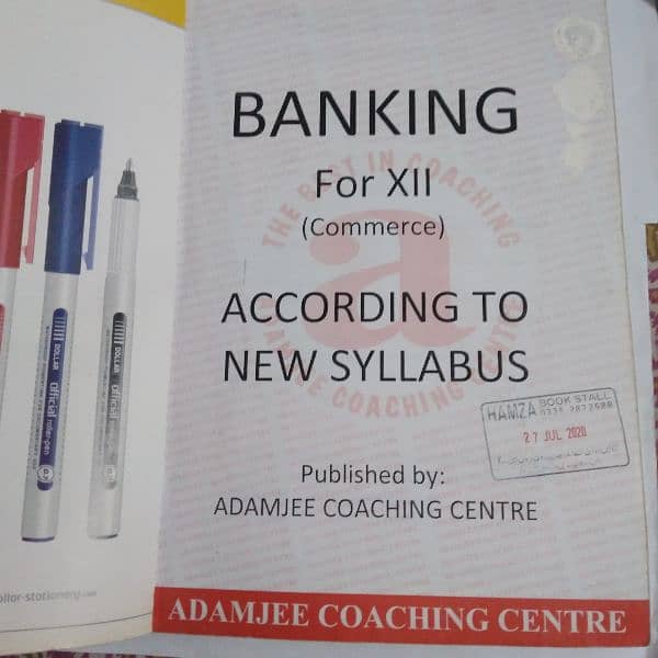 Adam jee banking notes for for XII 2