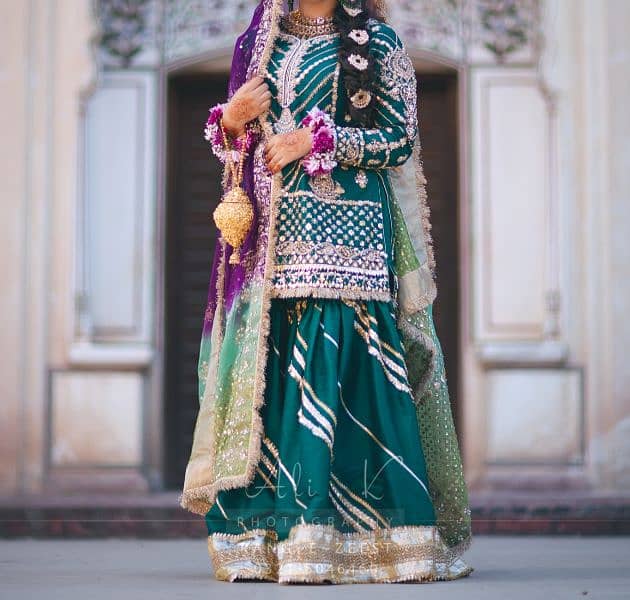 Mehndi Bridal dress 1