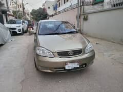 TOYOTA COROLLA SE SALOON 2002 MODEL MY OWN NAME