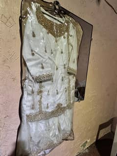 Bridal Nikkah Dress Half White