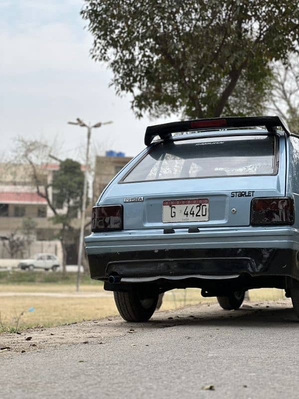 Toyota Starlet 1984 all genuine 1