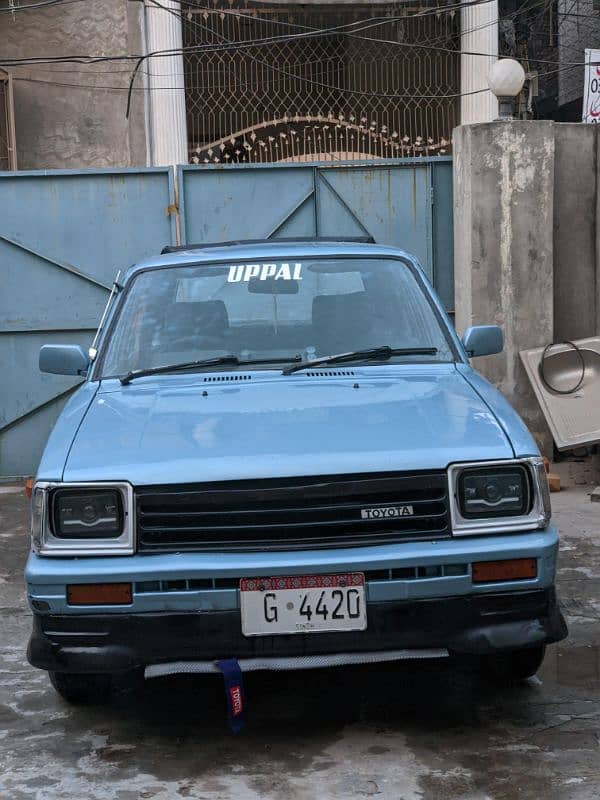 Toyota Starlet 1984 all genuine 3