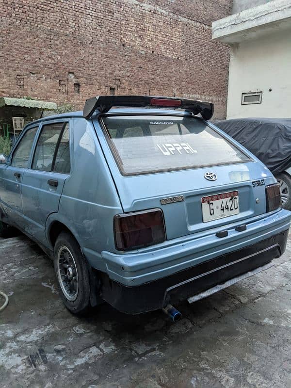 Toyota Starlet 1984 all genuine 7