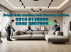 Bright sofa carpet cleaning washing service / Sofa Cleaning Services