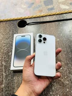 iphone 14 Pro Max 128GB White Colour With Box