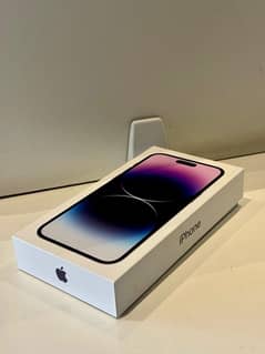 IPHONE 14 PRO MAX 128 GB PTA APPROVED WITH BOX AND CABLE, PURPLE COLOR