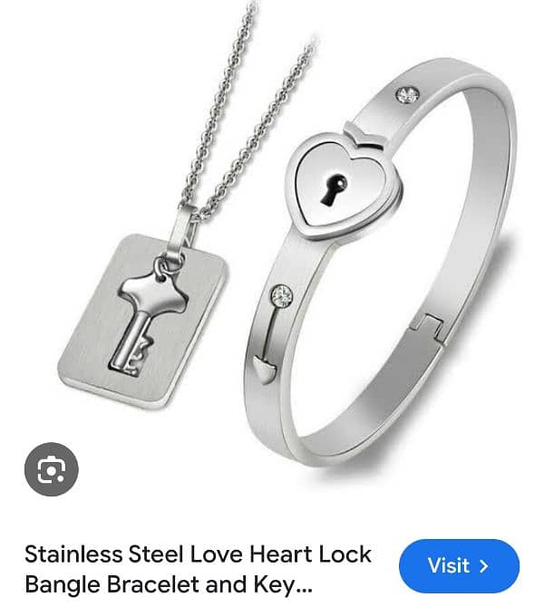 heart lock bracelet 0