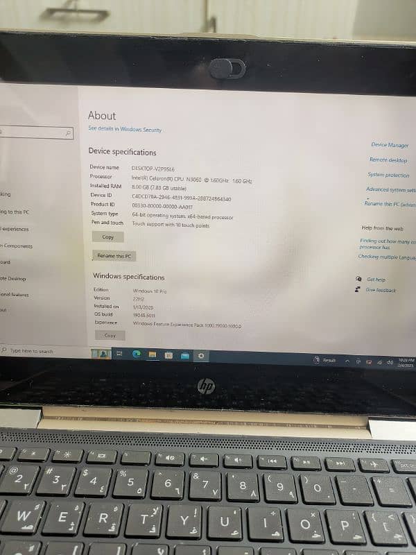 HP pavilion x360 touch and type 4