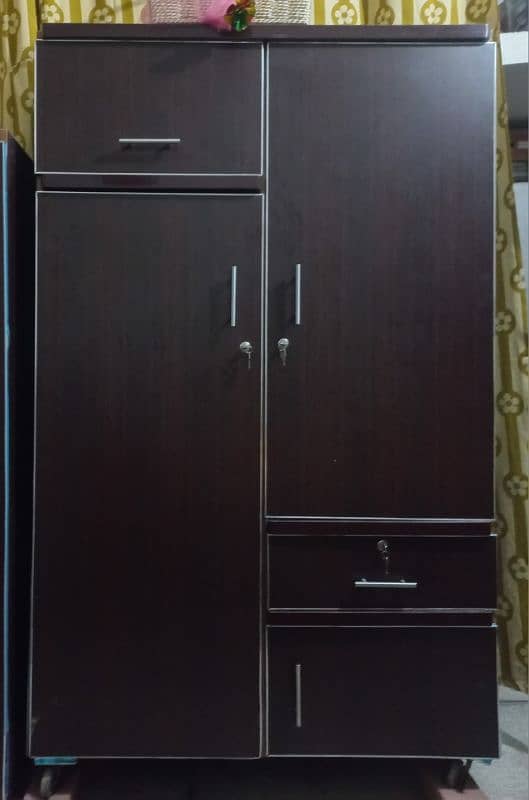 two door wood almari 3