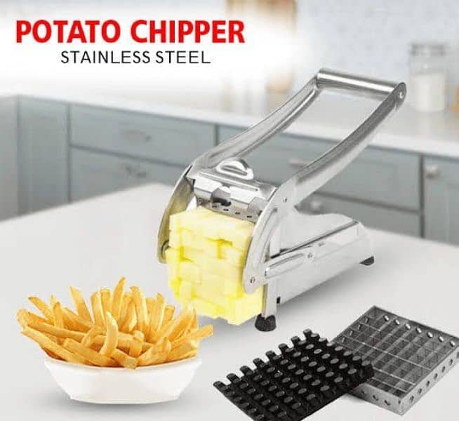 Potato still chipper double blade * Best quality 1