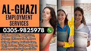 Cook Pakistani Chef Chinese Cook Nanny Couple Driver Maid Available