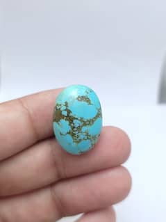 Natural Feroza Turquoise Stone 24.90 Carat