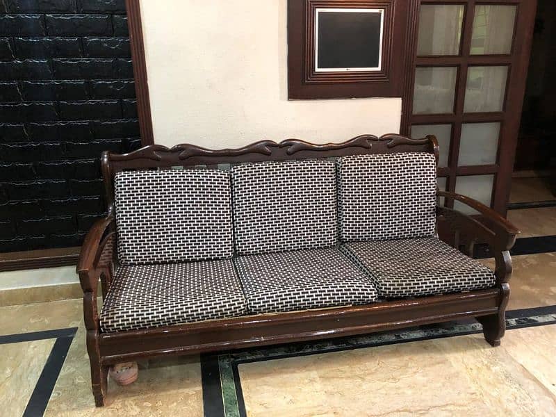 Solid Wood 3 seater Sofa for sale 3