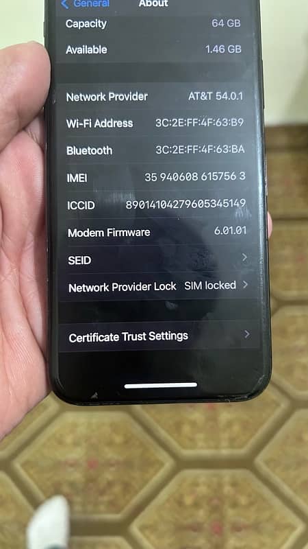 iphone x 64 Gb (JV) Pta Approved 1