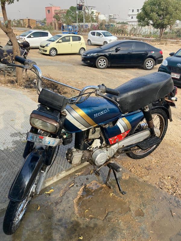 Honda 70 For Sale 1992 Model Tanki Sides Orignal Available in Spare 2