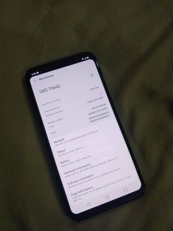 LG G8 S THINQ APPROVED 6/128 3