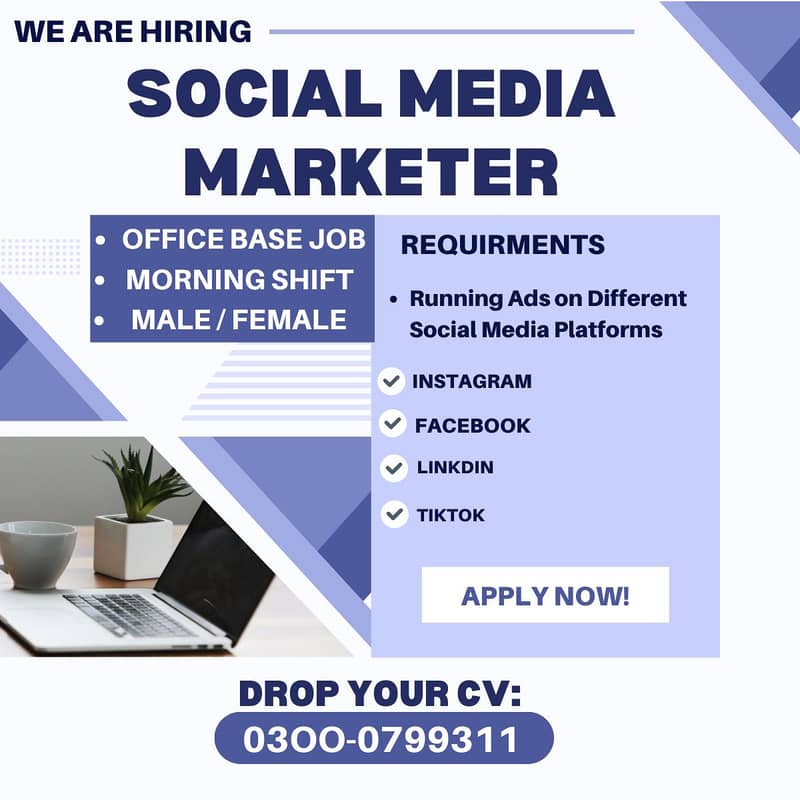 Social MEDIA Marketing expert job-famele /male-Google ADS jobs 0