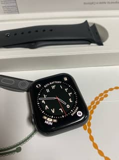 Apple Watch Series 6 44MM Space Gray Aluminum Case Black Sport Band