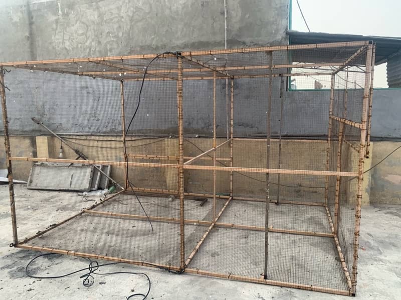 Good material used cage 6 by 7 height 10 feet 0