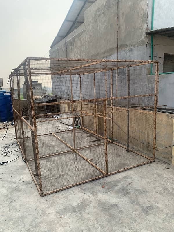 Good material used cage 6 by 7 height 10 feet 1