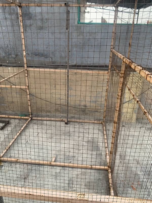 Good material used cage 6 by 7 height 10 feet 2