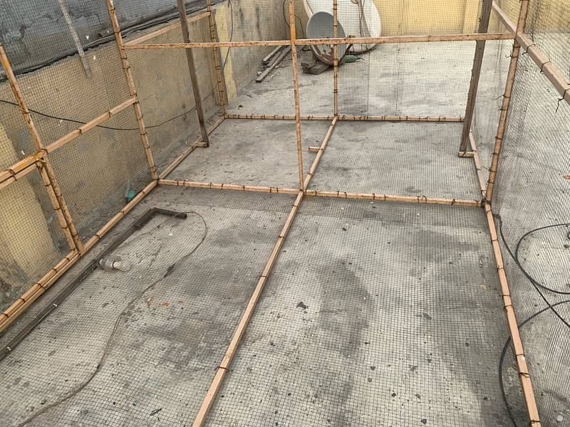 Good material used cage 6 by 7 height 10 feet 6