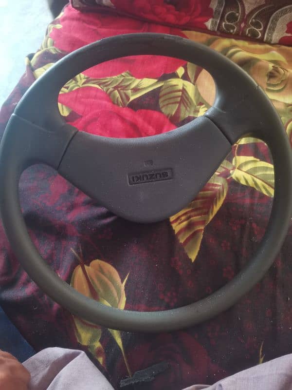 Mehran car original fresh pice steering & leather cover 3