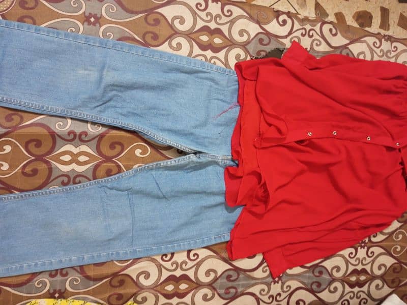 Red Top Shirt and pant 4