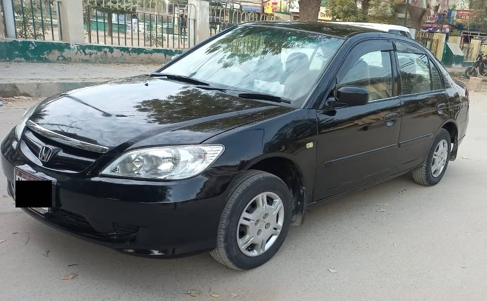 Honda Civic EXi 2006 Black Auto 2