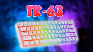 Tezarre TK-63 Pro Hotswappable Full RGB Wireless 60% Rechargesable KB